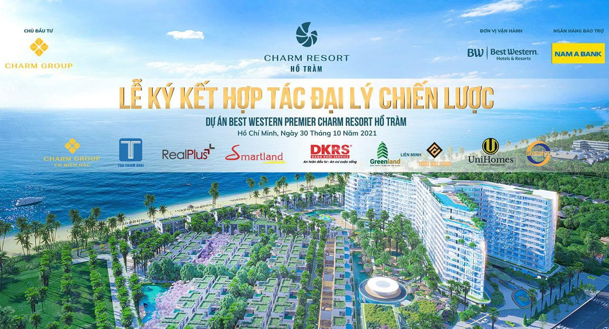 Lễ ký kết hợp tác đại lý chiến lược dự án Best Western Premier - Charm Resort Hồ Tràm.