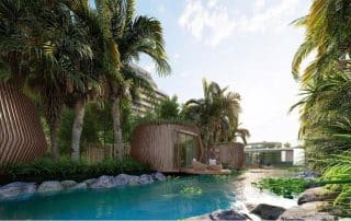 Phối cảnh dự án Best Western Premier Charm Resort Hồ Tràm được phát triển bởi Charm Group.