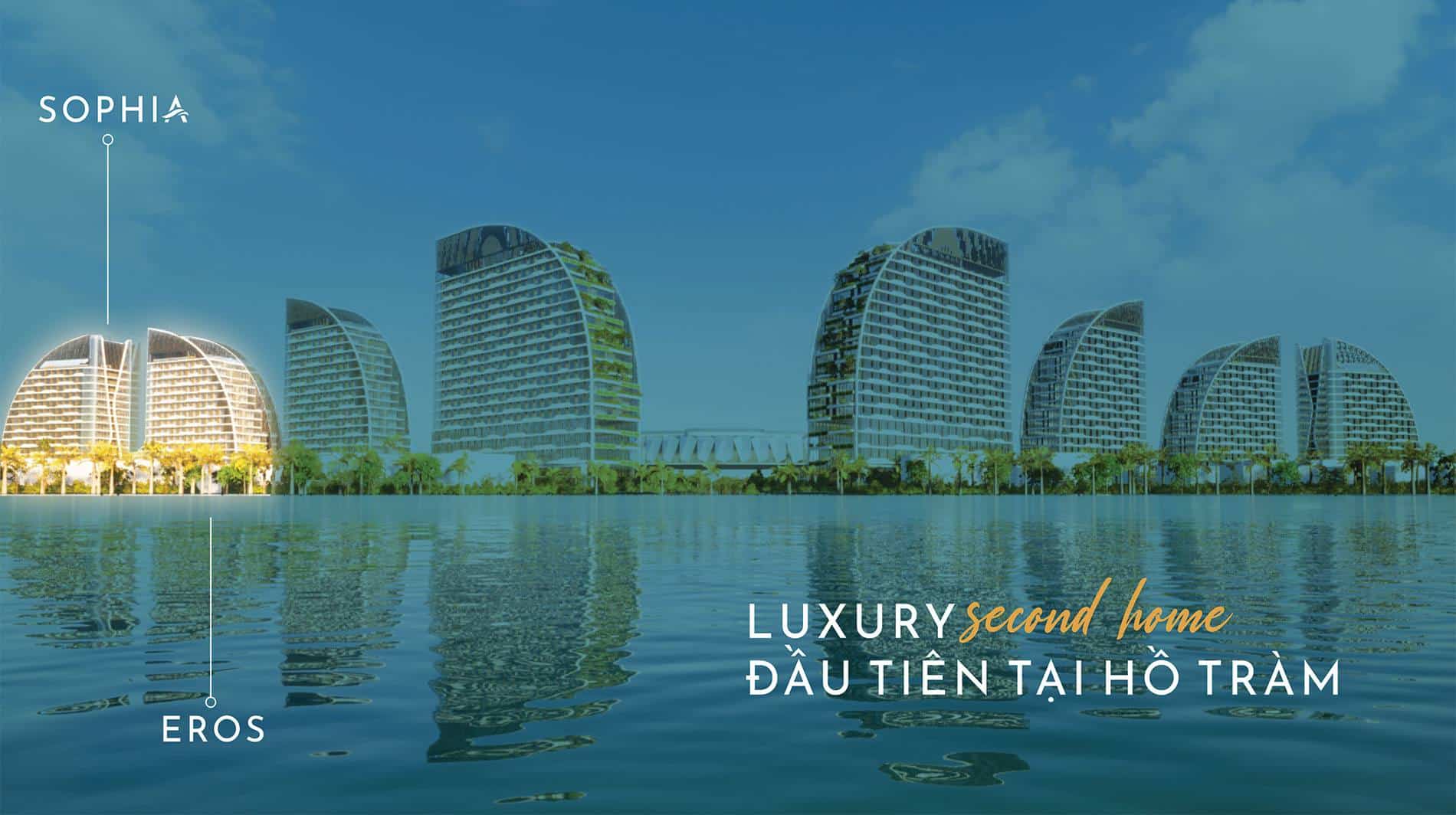 Căn hộ Luxury Second home đầu tiên tại Hồ Tràm thuộc phân khu The Sea Class.