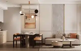 Không gian sống hiện đại tại Masteri Rivera Đà Nẵng, đáp ứng linh hoạt nhu cầu an cư và đầu tư.