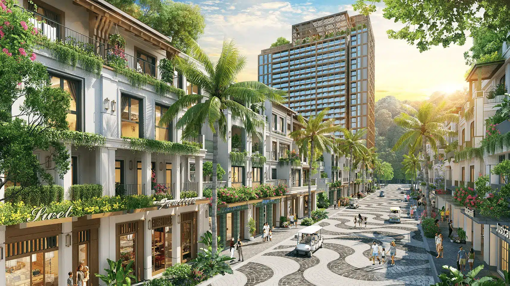Không gian sống hiện đại và thiên nhiên hài hoà tại Xanh Island Cát Bà.